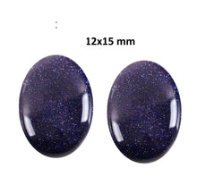 Încărcați imaginea în Galerie, Cercei Butoni Huggy Cabochon Oval din Piatra Semi-Pretioasa Piatra Lunii 12x15 mm