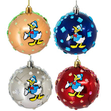 Încărcați imaginea în Galerie, Set Globuri de Craciun Disney pentru Copii Brad Pom Clubul lui Mickey Mouse Ratoiul Donald Duck 4 buc 8 cm