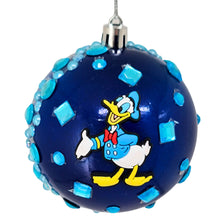 Încărcați imaginea în Galerie, Set Globuri de Craciun Disney pentru Copii Brad Pom Clubul lui Mickey Mouse Ratoiul Donald Duck 4 buc 8 cm Albastre