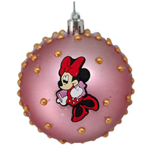 Încărcați imaginea în Galerie, Set Globuri de Craciun Disney pentru Copii Brad Pom Minnie Mouse Red Book  4 buc 8 cm Brad