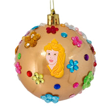 Încărcați imaginea în Galerie, Set Globuri de Craciun Disney pentru Copii Brad Pom Princess Team Belle Alba ca Zapada Cenusareasa Aurora 4 buc 8 cm Frumoasa Adormita