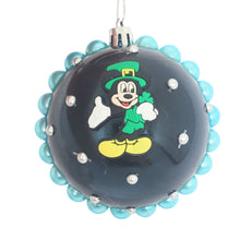 Încărcați imaginea în Galerie, Set Globuri de Craciun Disney pentru Copii Brad Pom Mickey Mouse Lucky Green 4 buc 8 cmNorocos