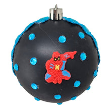 Încărcați imaginea în Galerie, Set Globuri de Craciun Disney pentru Copii Brad Pom Superhero Spiderman Red Omul Paianjen 4 buc 8 cm Albastru