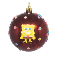 Încărcați imaginea în Galerie, Set Globuri de Craciun Disney pentru Copii Brad Pom Sponge Bob Pantaloni Patrati Buretel 4 buc 8 cm cu Strasuri