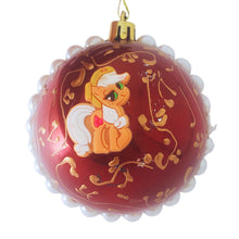 Încărcați imaginea în Galerie, Set Globuri de Craciun Disney pentru Copii Brad Pom My Little Pony Micii Ponei Applejack 4 buc 8 cm Curcubeu