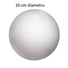 Încărcați imaginea în Galerie, Glob din Polistiren Bila Minge Sfera Blank Rotund 100 mm Craciun 1 buc