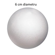 Încărcați imaginea în Galerie, Glob din Polistiren Blank Bila Minge Sfera Rotund 60 mm 6 cm pentru Craft Craciun 1 buc