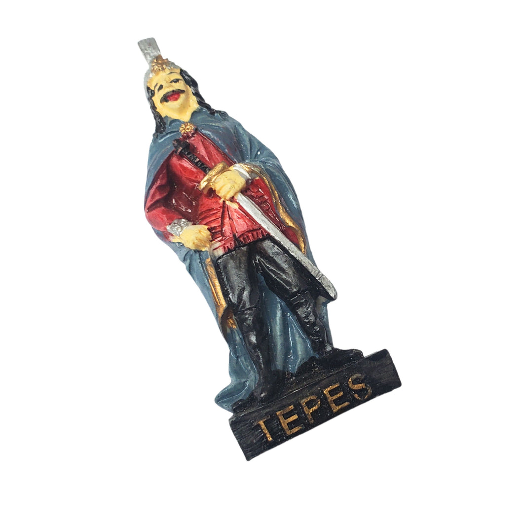 Magnet Decorativ de Frigider cu Romania Suvenir Ceramica Vlad Tepes Dracula