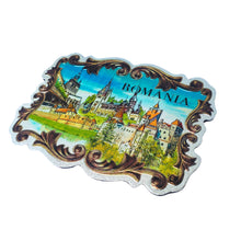 Încărcați imaginea în Galerie, Magnet Decorativ de Frigider Tablou  Romania Suvenir Castele Diverse castelul Rasnov Sighisoara