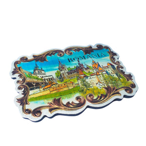 Magnet Decorativ de Frigider Tablou  Romania Suvenir Castele Diverse Motive Traditionale