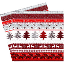 Încărcați imaginea în Galerie, Servetele Decorative de Masa Craciun cu Colaj de Iarna Pachet 20 Buc Red Merry Christmas 33x33 cm Rosu 33x33 cm