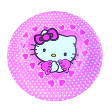 Încărcați imaginea în Galerie, Farfurii din Carton Disney de Petrecere Party Copii Set 10 buc Pisicuta Hello Kitty Pink Heart 19 cm Acceosorii Petreceri Fetite Fete