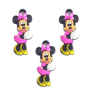 Cadou pentru Copii Martisor 1 8 Martie din Cauciuc Silicon Disney Minnie Mouse Roz-Galben Cadou Fetite